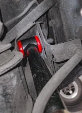 BMR Suspension Black Hammertone Toe Rods, Rear, Adjustable, Poly Bushings Cadillac 2nd Gen CTS-V 2008-2014                                     - TR629H - Image 4