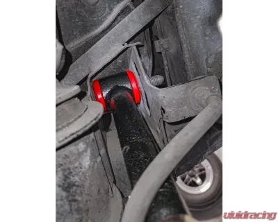 BMR Suspension Black Hammertone Toe Rods, Rear, Adjustable, Poly Bushings Cadillac 2nd Gen CTS-V 2008-2014 - TR629H