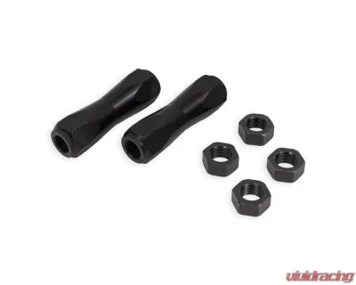 BMR Suspension Black Anodized 11/16" Thread Replaces Moog ES2004S Tie Rod Sleeves Chevrolet | Pontiac | Buick | Oldmobile 1970-1996 - TRS001
