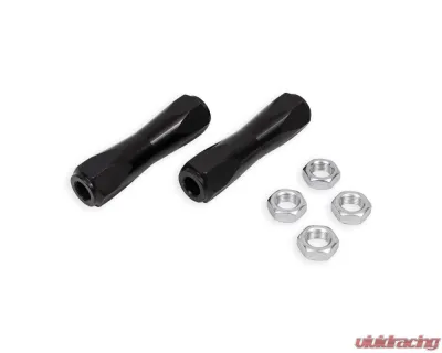 BMR Suspension Black Anodized 5/8" Thread Replaces Moog ES-2032S Tie Rod Sleeves Buick | Chevrolet | Oldmobile | Pontiac 1964-1992 - TRS002