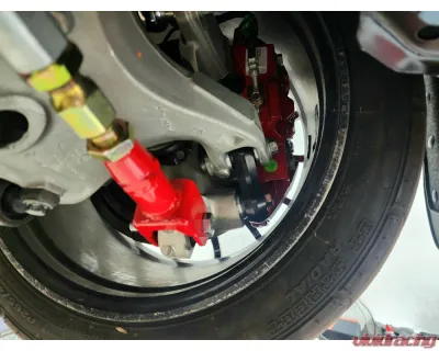 BMR Suspension Black Rear Lower Control Arms, Delrin Bushings, Vertical Link Ford Mustang S550/S650 Mustang 2020-2024 - VL765