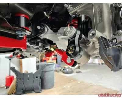 BMR Suspension Black Rear Lower Control Arms, Delrin/Bearing Combo, Vertical Link Ford Mustang S550/S650 Mustang 2020-2024 - VL766