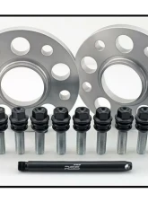 RSS 5mm Hubcentric Split Finish Silver Spacer | Black Wheel Bolts Porsche 971 Panamera 2017-2023                                     - 394 - Image 2