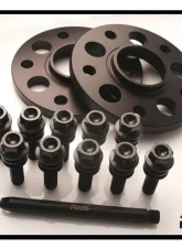 RSS 7mm Hubcentric Black Spacer | Black Wheel Bolts Porsche 971 Panamera 2017-2023                                     - 395/11 - Image 2