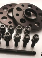 RSS 15mm Hubcentric Black Spacer | Black Wheel Bolts Porsche 971 Panamera 2017-2023                                     - 396/11 - Image 2