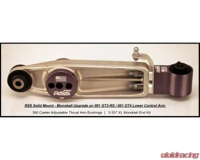 RSS Front Axle Suspension Kit XL Bump Steer Kit | Inner Arm Monoball Kit | Caster Bushings | Camber Shims Porsche 991 GT3 | RS - TS-2F-991-GT3/RS/GT4 (all)