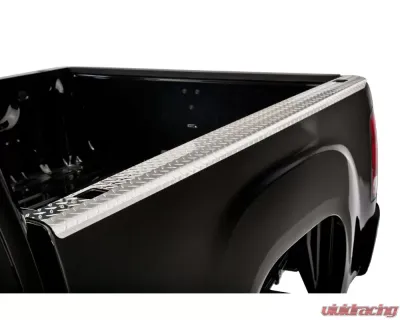ICI Innovative Creations Tread Bright Aluminum Truck Long Bed Side Rail Protector with Stake Holes Chevrolet | GMC 1999-2006 - SPBR47TB