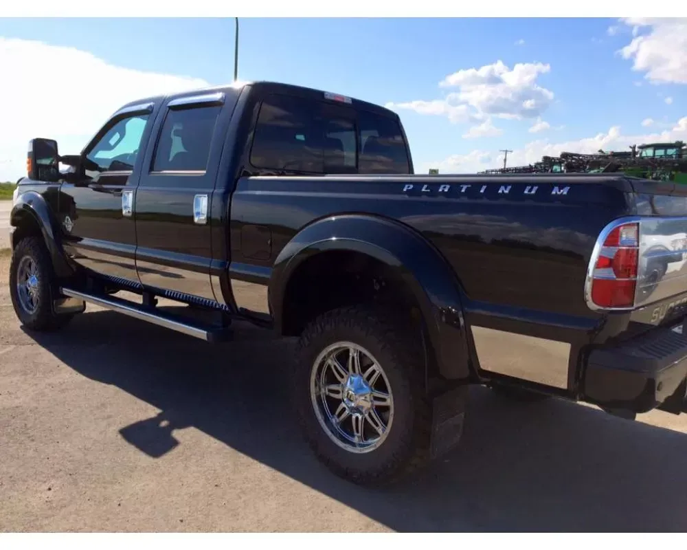 ICI Innovative Creations Stainless Steel 4.5 Wide 6.5 Bed Crew Cab Rocker Panels Ford F-150 2015-2019 - T4150-304M