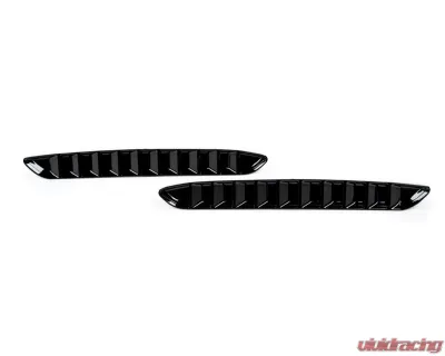 Acexxon Gloss Black Horizontal Slat Rear Reflector Insert Set BMW F87 M2 - R01-20-2