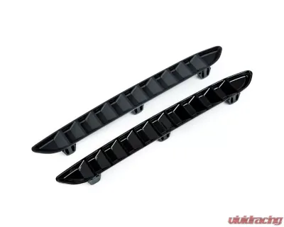 Acexxon Gloss Black Horizontal Slat Rear Reflector Insert Set BMW F87 M2 - R01-20-2