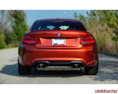 Acexxon Gloss Black Horizontal Slat Rear Reflector Insert Set BMW F87 M2 - R01-20-2