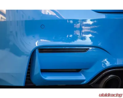Acexxon Gloss Black Horizontal Slat Rear Reflector Insert Set BMW F8X M3 | M4 - R02-20-2