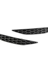 Acexxon Gloss Black Honeycomb Rear Reflector Insert Set Volkswagen MK7 Golf R                                     - R03-10-2 - Image 2