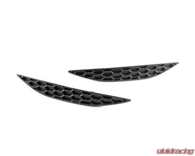 Acexxon Gloss Black Honeycomb Rear Reflector Insert Set Volkswagen MK7 Golf R - R03-10-2