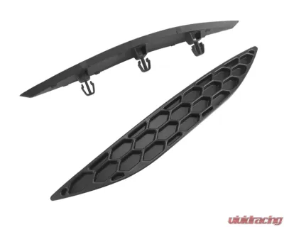 Acexxon Gloss Black Honeycomb Rear Reflector Insert Set Volkswagen MK7 Golf R - R03-10-2