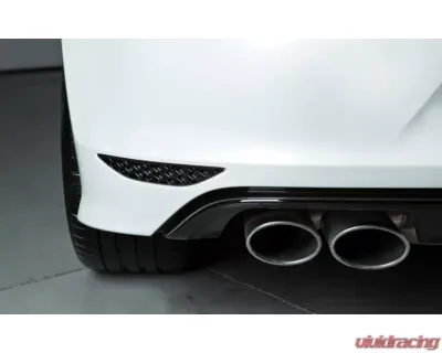 Acexxon Gloss Black Honeycomb Rear Reflector Insert Set Volkswagen MK7 Golf R - R03-10-2