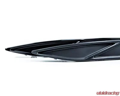 Acexxon Gloss Black Diagonal Slat Rear Reflector Insert Set Volkswagen MK7 Golf R - R03-20-2