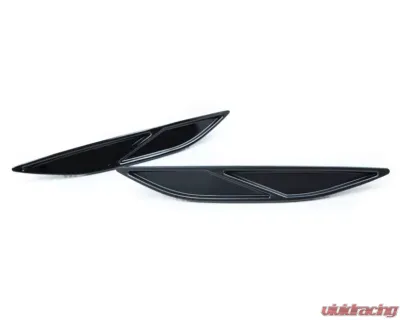 Acexxon Gloss Black Diagonal Slat Rear Reflector Insert Set Volkswagen MK7 Golf R - R03-20-2