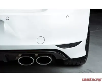 Acexxon Gloss Black Diagonal Slat Rear Reflector Insert Set Volkswagen MK7 Golf R - R03-20-2