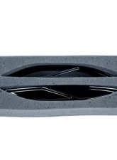 Acexxon Gloss Black Diagonal Slat Rear Reflector Insert Set Volkswagen MK7 Golf R                                     - R03-20-2 - Image 3