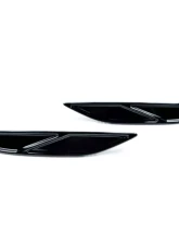 Acexxon Gloss Black Diagonal Slat Rear Reflector Insert Set Volkswagen MK7 Golf R                                     - R03-20-2 - Image 4