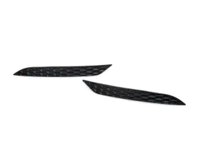 Acexxon Gloss Black Honeycomb Rear Reflector Insert Set Volkswagen MK7.5 Golf R