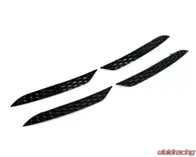 Acexxon Gloss Black Honeycomb Rear Reflector Insert Set Volkswagen MK7.5 Golf R - R05-10-2