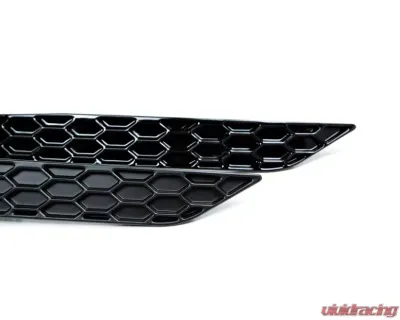 Acexxon Gloss Black Honeycomb Rear Reflector Insert Set Volkswagen MK7.5 Golf R - R05-10-2