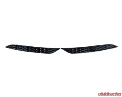 Acexxon Gloss Black Honeycomb Rear Reflector Insert Set Volkswagen MK7.5 Golf R - R05-10-2