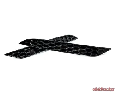 Acexxon Gloss Black Honeycomb Rear Reflector Insert Set Volkswagen MK7.5 Golf R - R05-10-2