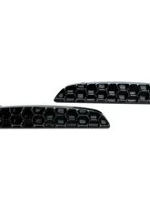Acexxon Gloss Black Honeycomb Rear Reflector Insert Set BMW F85 X5M                                     - R06-10-2 - Image 8
