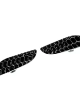 Acexxon Gloss Black 3D Honeycomb Rear Reflector Insert Set BMW F95 X5M | F96 X6M                                     - R14-10-2 - Image 3