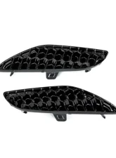 Acexxon Gloss Black 3D Honeycomb Rear Reflector Insert Set BMW F95 X5M | F96 X6M                                     - R14-10-2 - Image 4