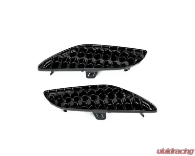 Acexxon Gloss Black 3D Honeycomb Rear Reflector Insert Set BMW F95 X5M | F96 X6M - R14-10-2
