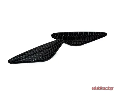 Acexxon Gloss Black Honeycomb Rear Reflector Insert Set BMW F9x M8 - R15-10-2