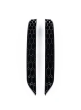 Acexxon Gloss Black Honeycomb Rear Reflector Insert Set Audi A3 |  S3 | RS3 8Y                                     - R22-10-2 - Image 9