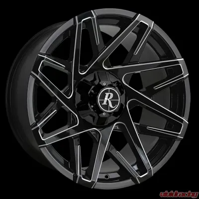Remington Off-Road Canyon Wheel 20x9 5x150 | 5x139.7 | 5x5.5 0mm Gloss Black Milled Edges - CY2090590GB-M