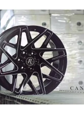 Remington Off-Road Canyon Wheel 20x9 5x150 | 5x139.7 | 5x5.5 0mm Gloss Black Milled Edges                                     - CY2090590GB-M - Image 4