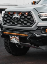 Southern Style Offroad Powdercoated Black Plain Tube Front Bumper with Bull Bar Toyota Tacoma 2016-2023                                     - SSO-FBR-03-22 - Image 4