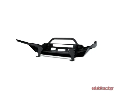 Southern Style Offroad Powdercoated Black 20" Baja Design S8 Cutout Full Plate Front Bumper with Bull Bar Toyota Tacoma 2016-2023 - SSO-FBR-03-36