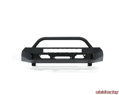 Southern Style Offroad Powdercoated Black 20" Baja Design S8 Cutout Slimline Front Bumper with Bull Bar Toyota Tacoma 2016-2023 - SSO-FBR-03-46