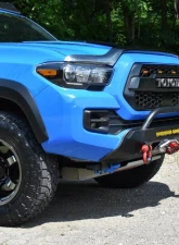 Southern Style Offroad Powdercoated Black 30" Baja Design S8 Cutout Slimline Front Bumper with Bull Bar Toyota Tacoma 2016-2023                                     - SSO-FBR-03-48 - Image 4