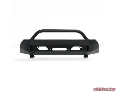 Southern Style Offroad Powdercoated Black Plain Slimline Front Bumper with Bull Bar Toyota Tacoma 2016-2023 - SSO-FBR-03-52