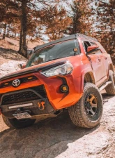 Southern Style Offroad Powdercoated Black 20" Baja Design S8 Cutout Slimline Front Bumper with Bull Bar Toyota 4Runner 2014-2024                                     - SSO-FBR-03-66 - Image 3