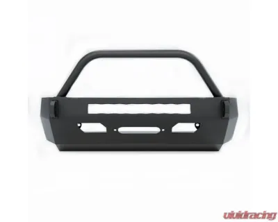 Southern Style Offroad Powdercoated Black 20" Baja Design S8 Cutout Slimline Front Bumper with Bull Bar Toyota 4Runner 2014-2024 - SSO-FBR-03-66