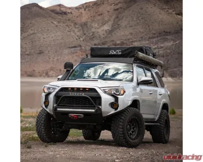 Southern Style Offroad Powdercoated Black 30" Baja Design S8 Cutout Slimline Front Bumper with Bull Bar Toyota 4Runner 2014-2024 - SSO-FBR-03-68