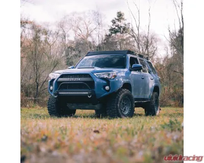 Southern Style Offroad Powdercoated Black 30" Baja Design S8 Cutout Slimline Front Bumper with Bull Bar Toyota 4Runner 2014-2024 - SSO-FBR-03-68