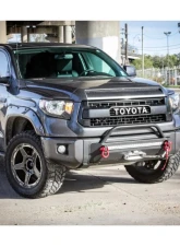 Southern Style Offroad Powdercoated Black 30" Heise Cutout Slimline Front Bumper with Bull Bar Toyota Tundra 2014-2021                                     - SSO-FBR-03-75 - Image 2