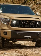 Southern Style Offroad Powdercoated Black Plain Slimline Front Bumper without Bull Bar Toyota Tundra 2014-2021                                     - SSO-FBR-03-80 - Image 4