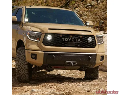 Southern Style Offroad Powdercoated Black Plain Slimline Front Bumper without Bull Bar Toyota Tundra 2014-2021 - SSO-FBR-03-80